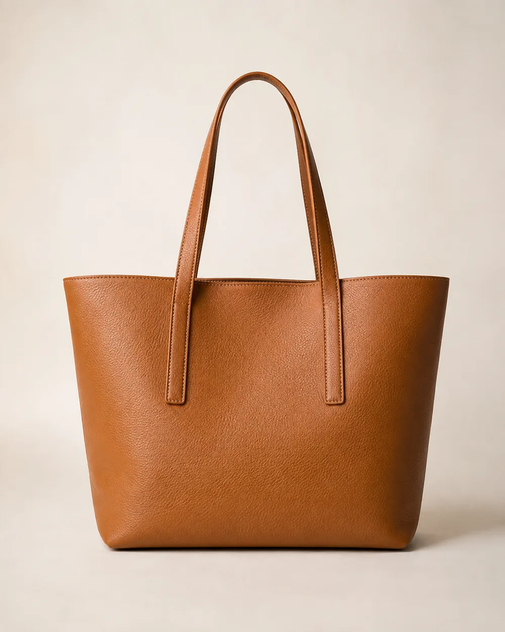 Bolsa tote couro caramelo